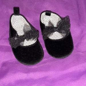Carter’s velvet baby shoe. Worn once.
